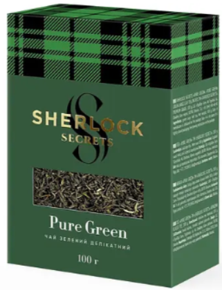 Чай зелений Sherlock Secrets Pure Green 100 г